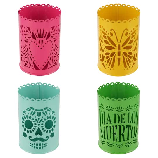 Assorted 5&#x22; Metal Day of the Dead Luminary by Ashland&#xAE;